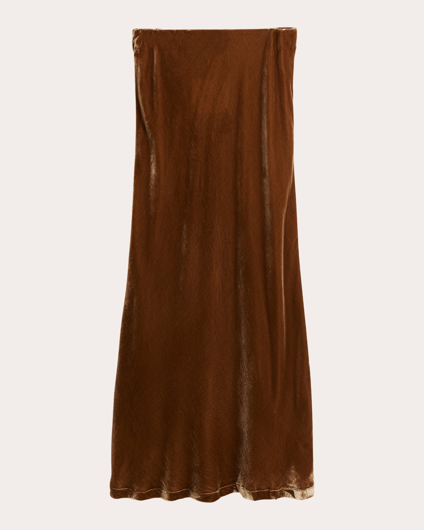 Boshan Velvet Midi Skirt