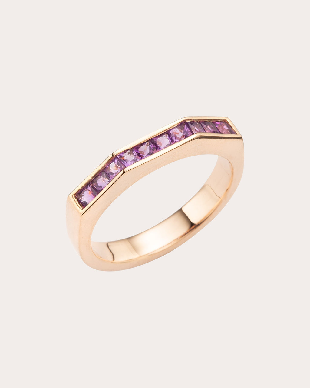 Otto 14K Gold Amethyst Ring