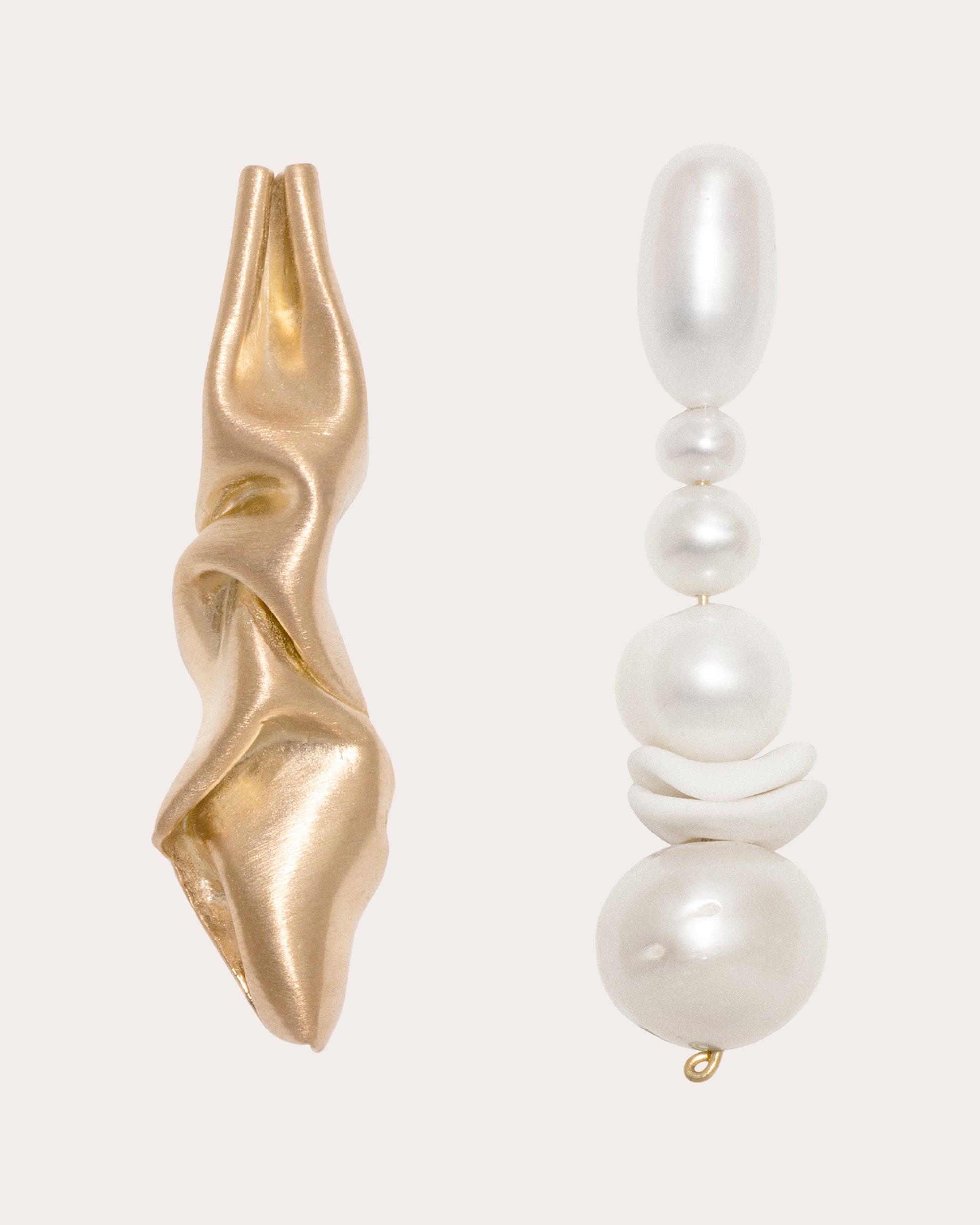 "Notsobig" Crumple Earrings