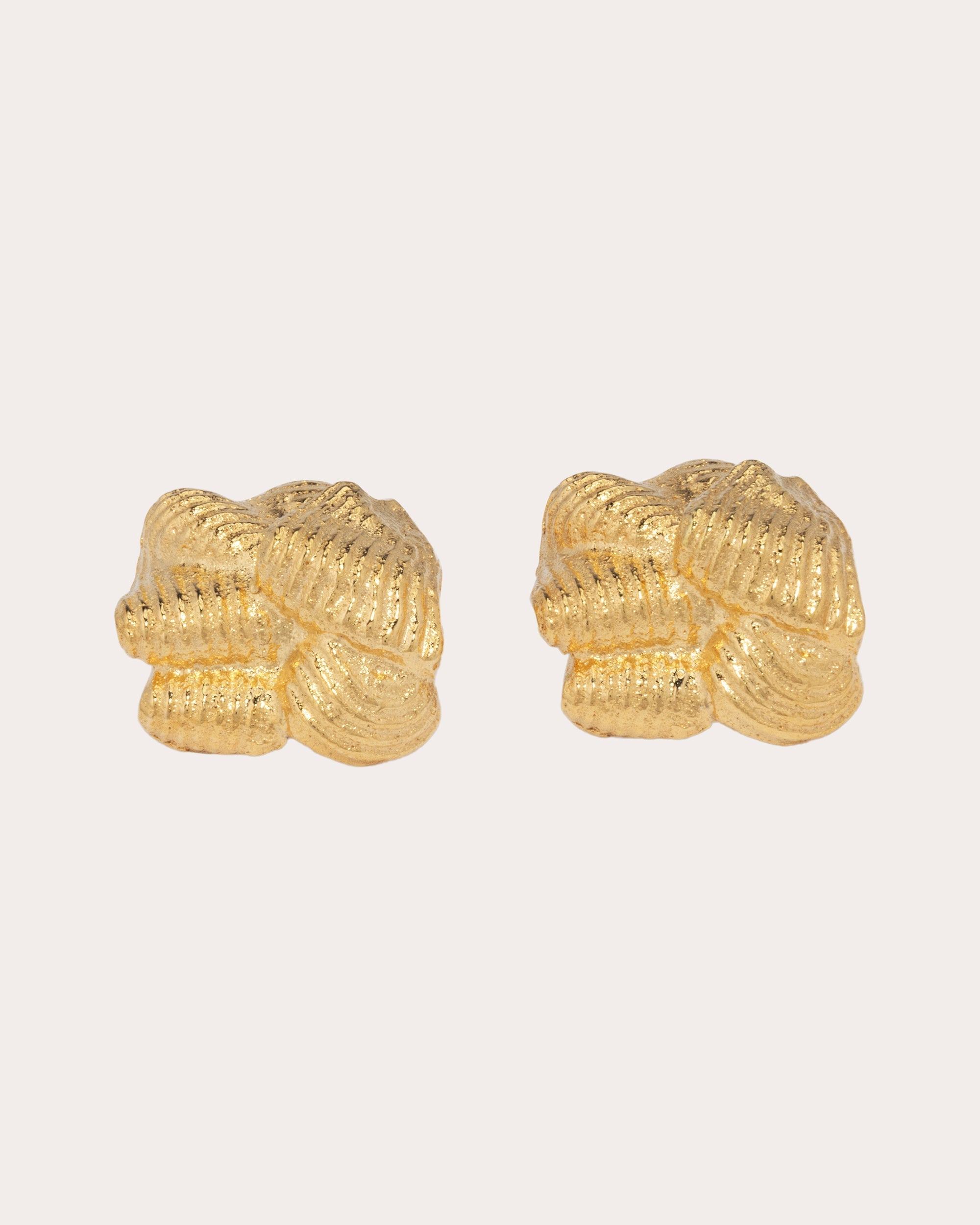 Buttercream (Or, the Icing on the Cake) 18K Gold-Plated Earrings