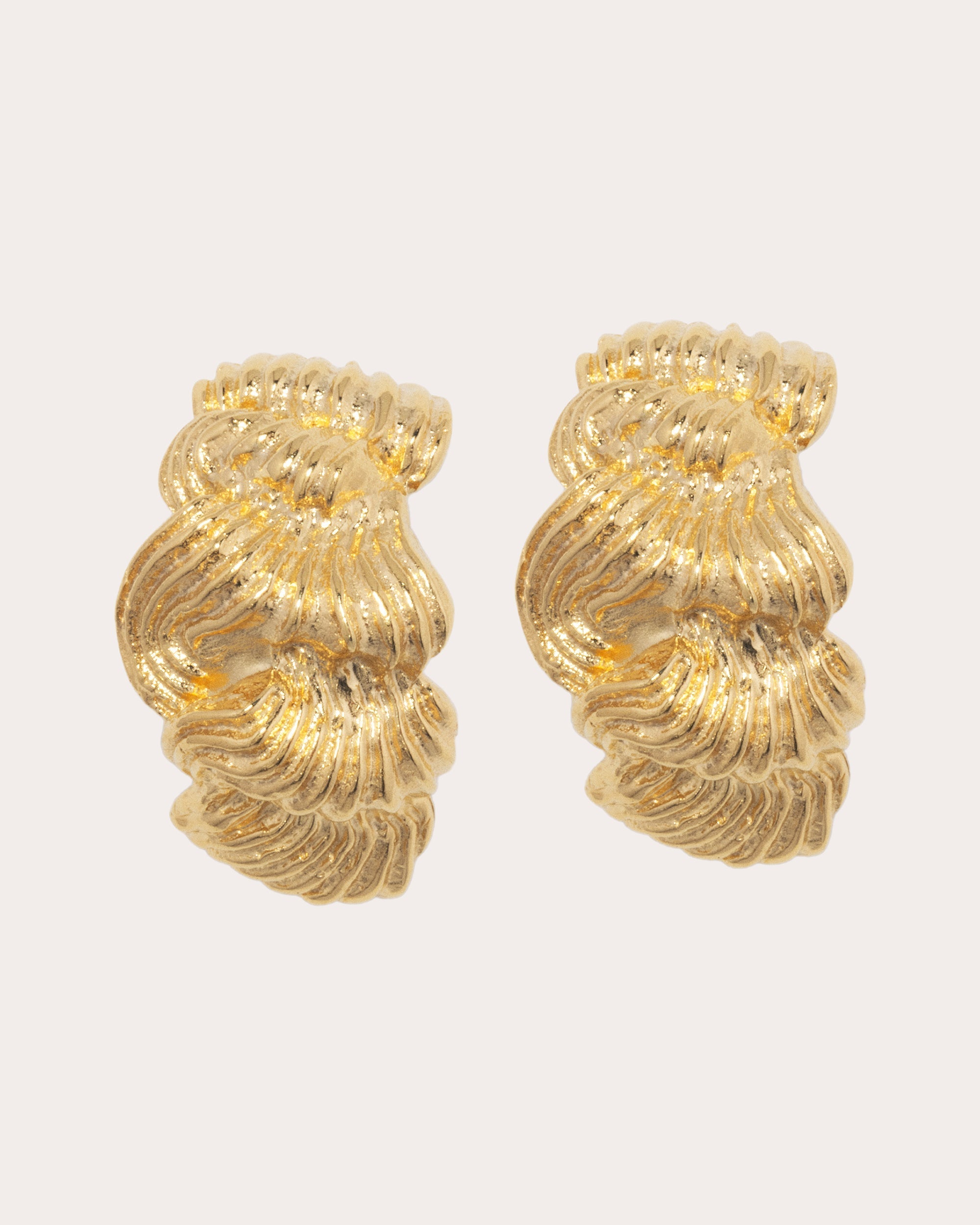 Buttercream (Or, the Icing on the Cake) 18K Gold-Plated Earrings