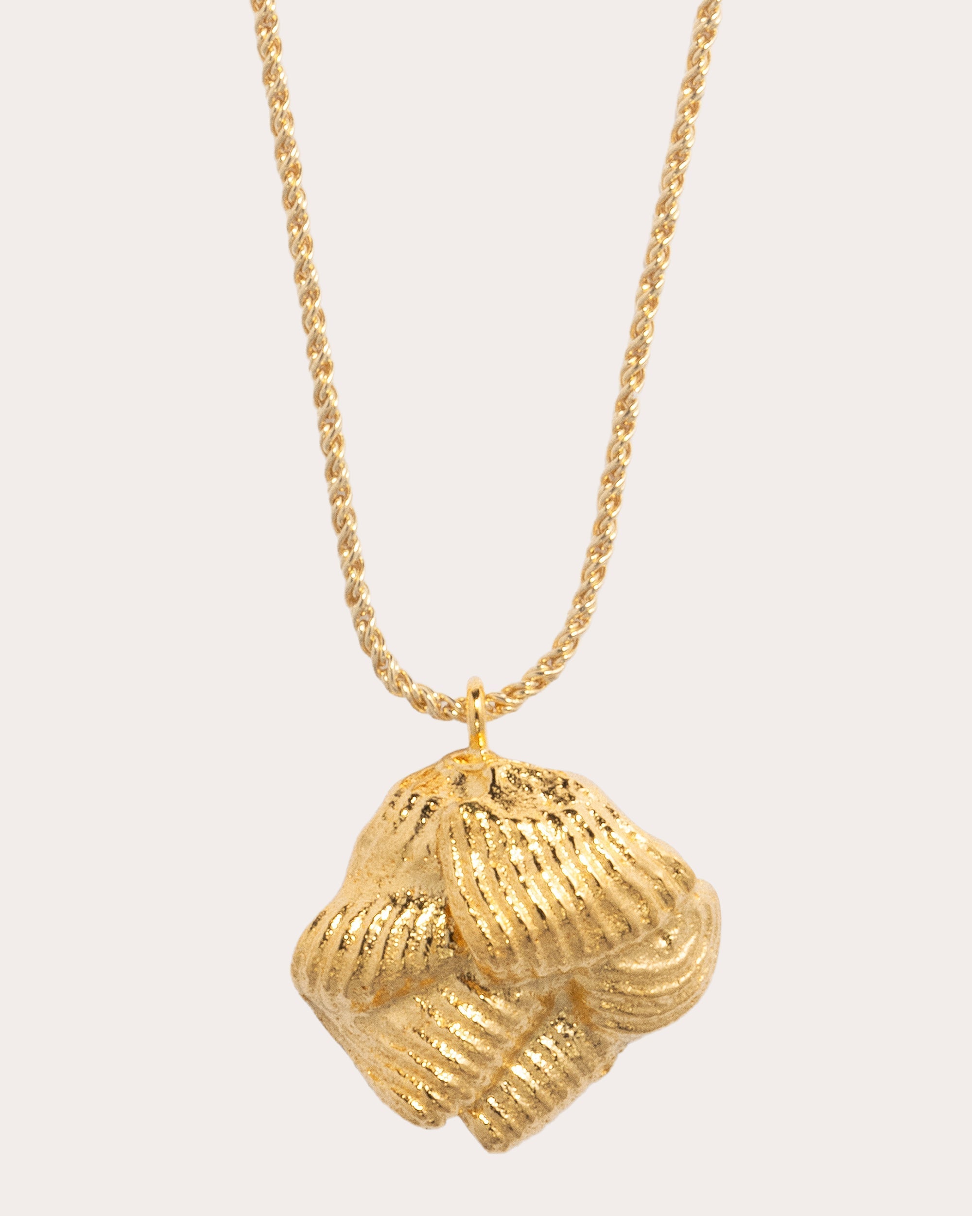 Buttercream (Or, the Icing on the Cake) 18K Gold-Plated Pendant Necklace