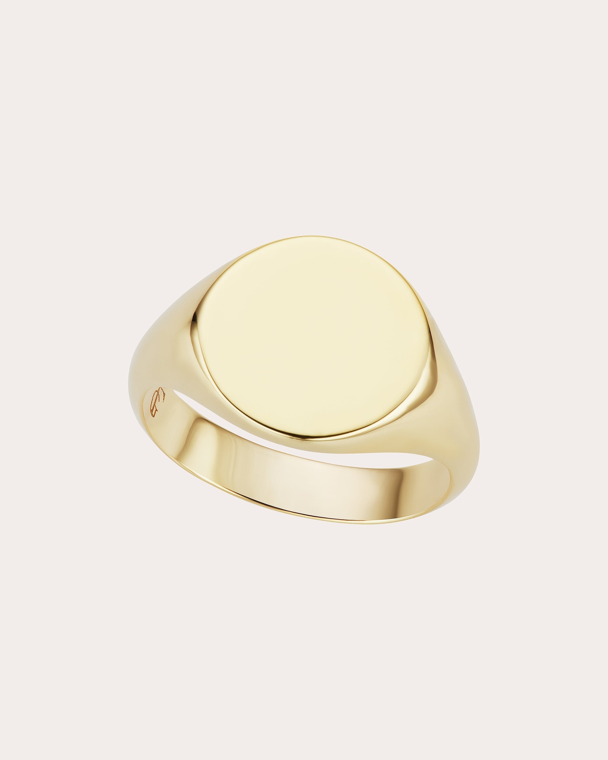 14K Gold Signet Ring