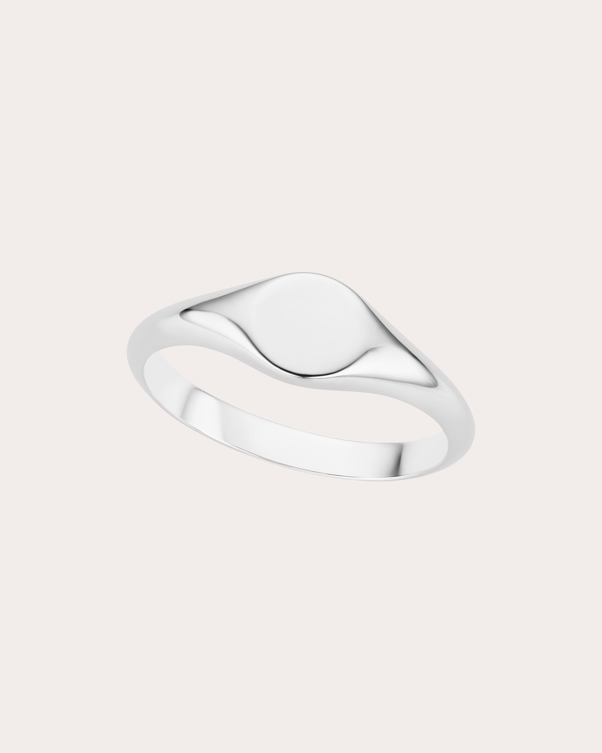 Petite 14K Gold Signet Ring