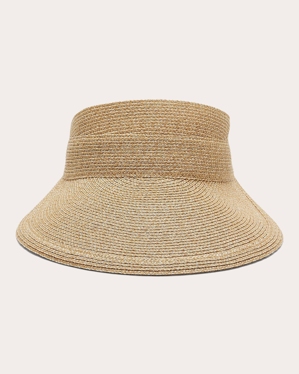 Ricky Ribbon-Trimmed Hemp-Blend Visor