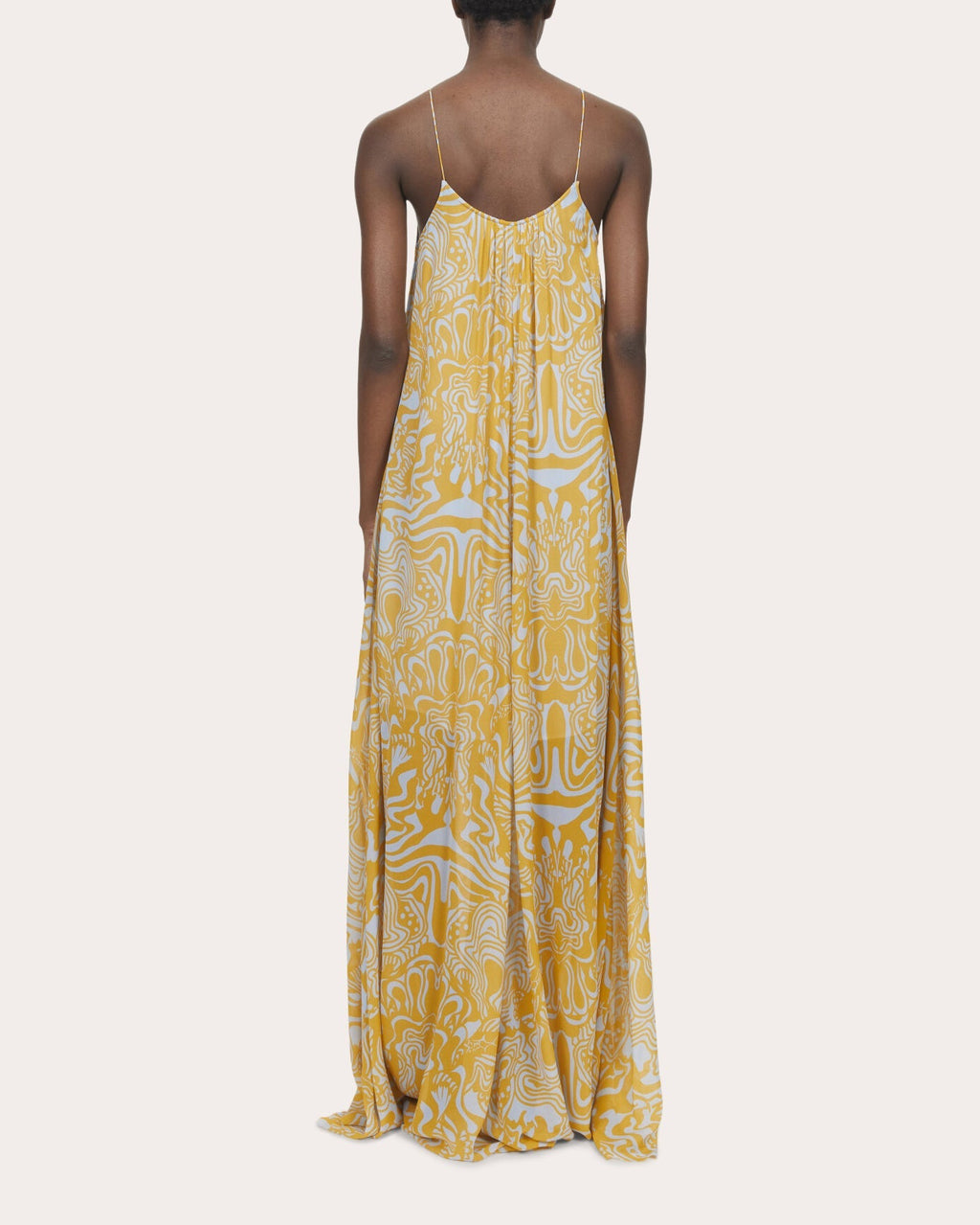 Solin Cosmic Chiffon Maxi Dress