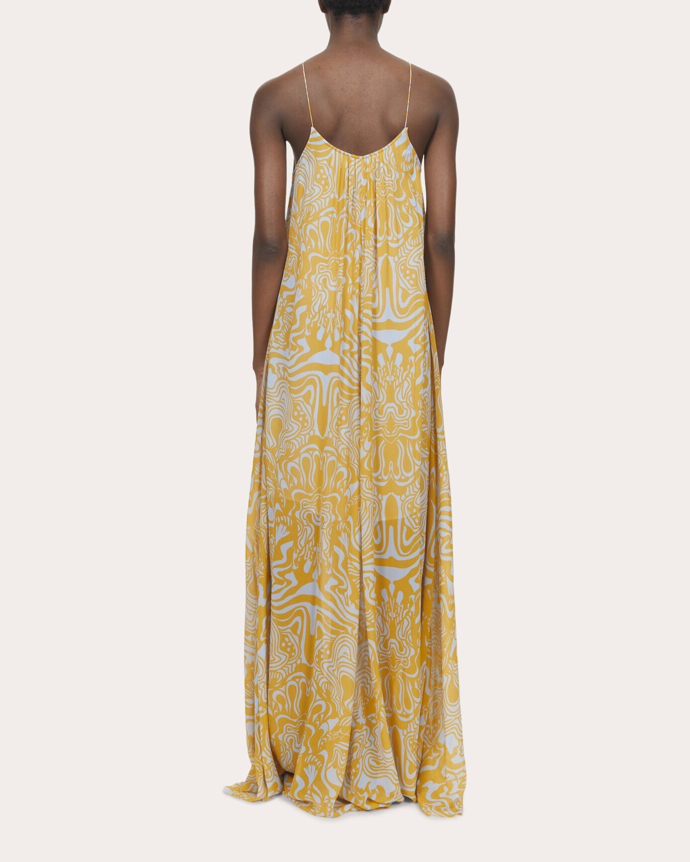 Solin Cosmic Chiffon Maxi Dress