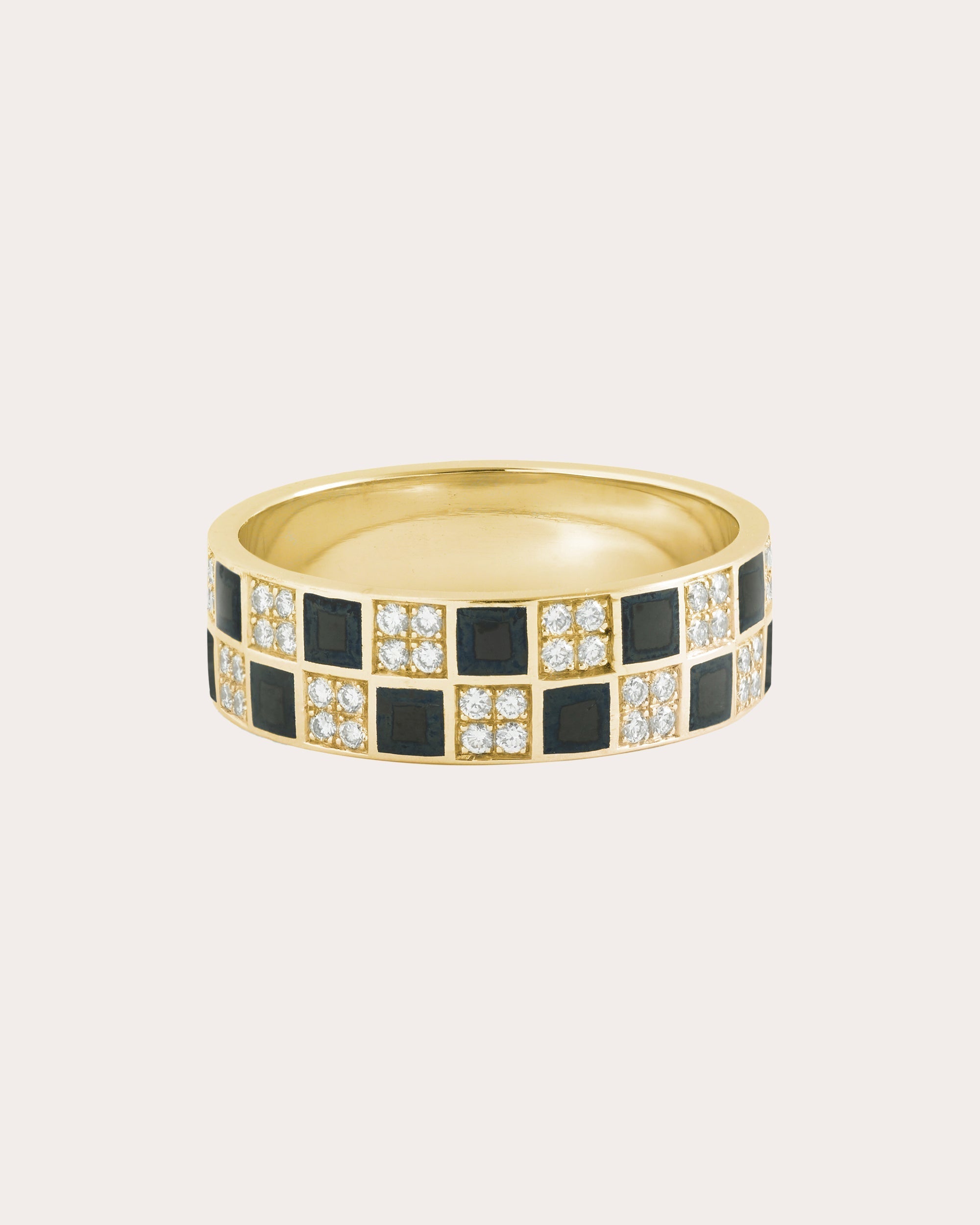 Illusion 18K Gold Lacquer and Lab-Grown Diamond Ring