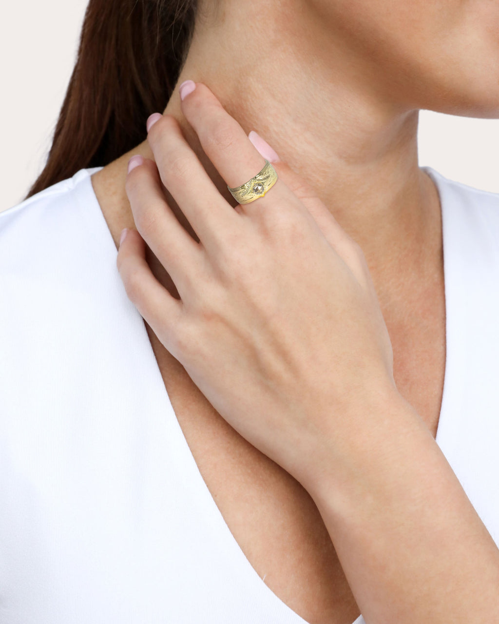 Artifact 18K Gold Diamond Ring
