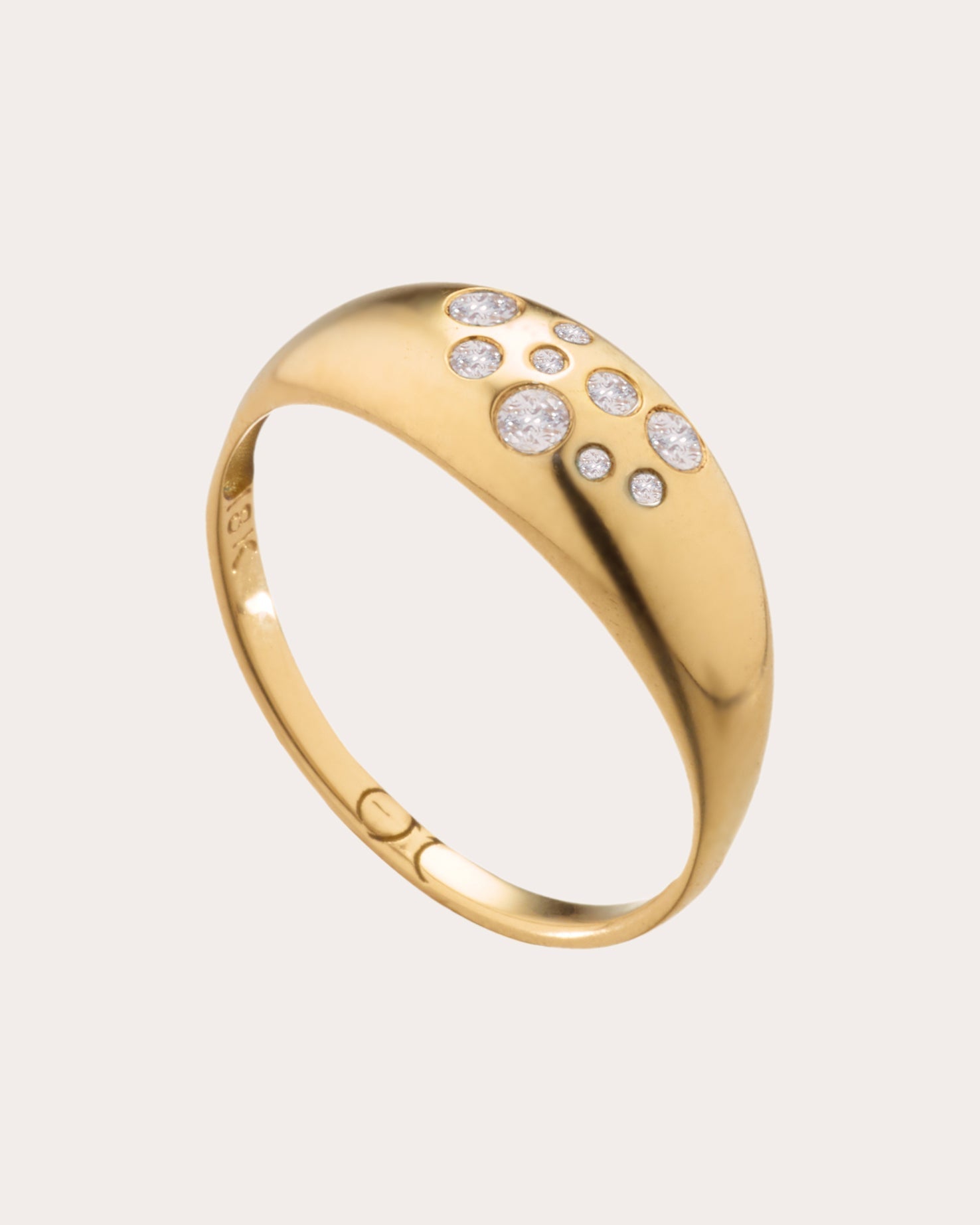 Fairy Dust 18K Gold Diamond Ring