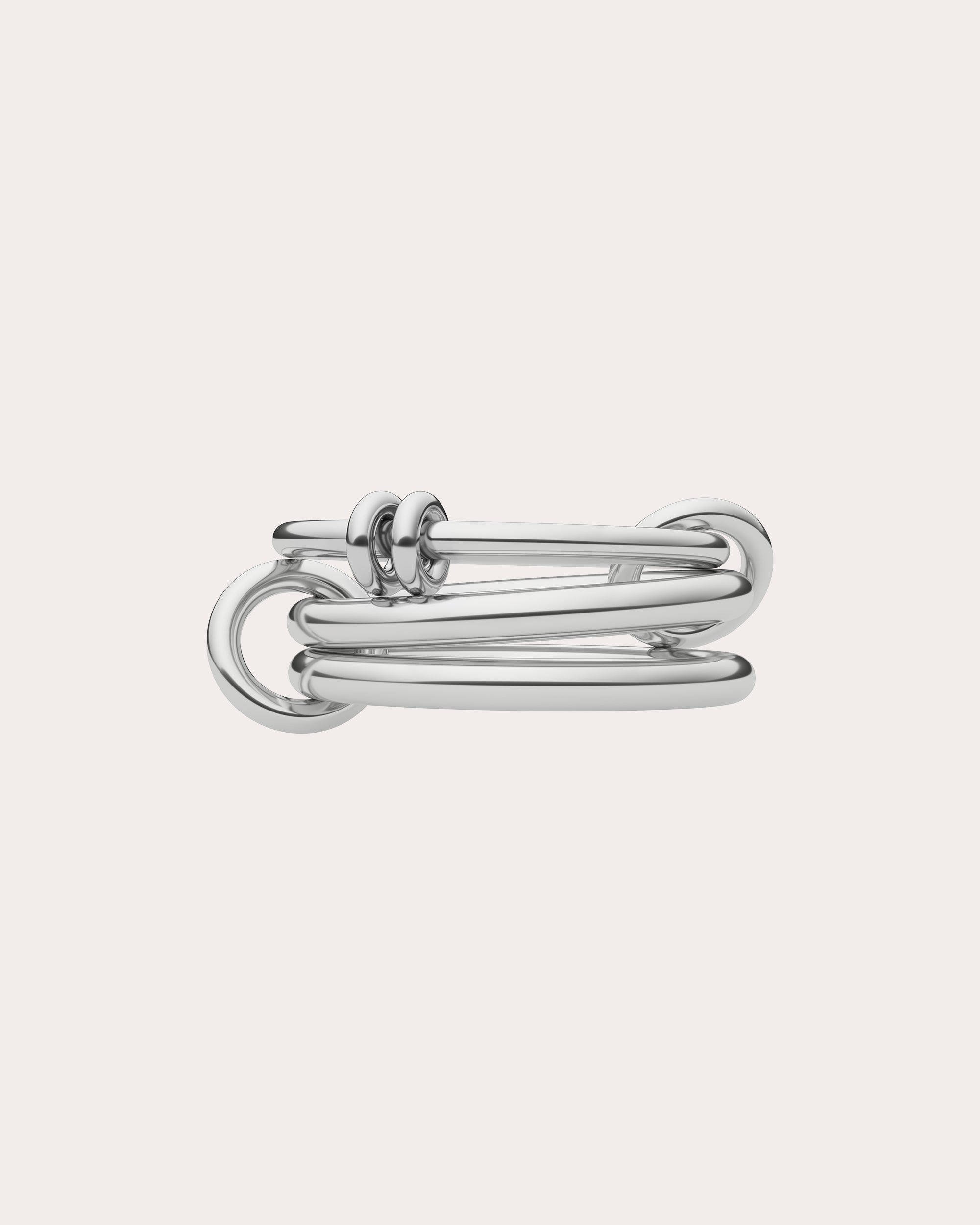 Raneth Sterling Silver Linked Rings