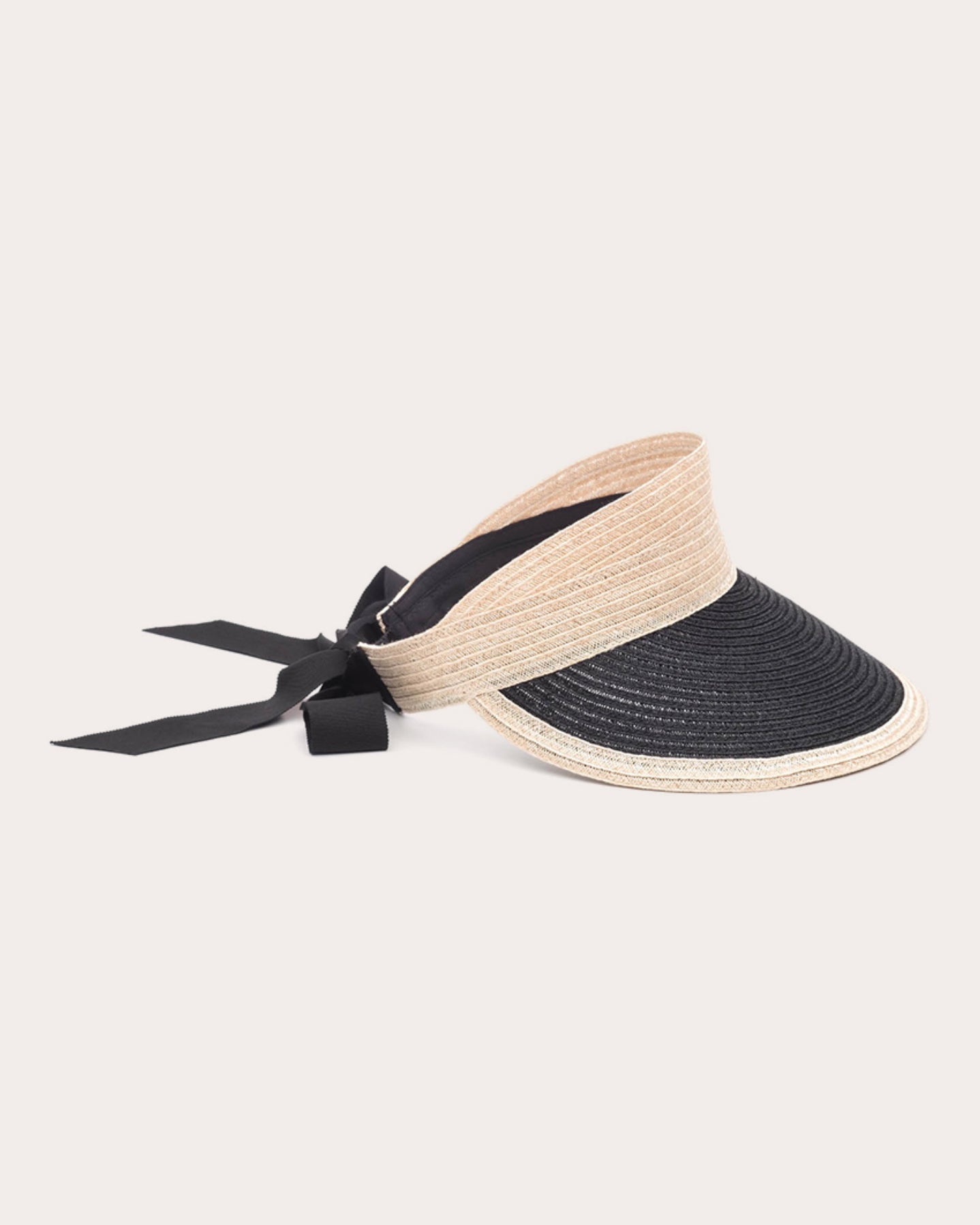 Ricky Grosgrain-Trimmed Hemp-Blend Visor