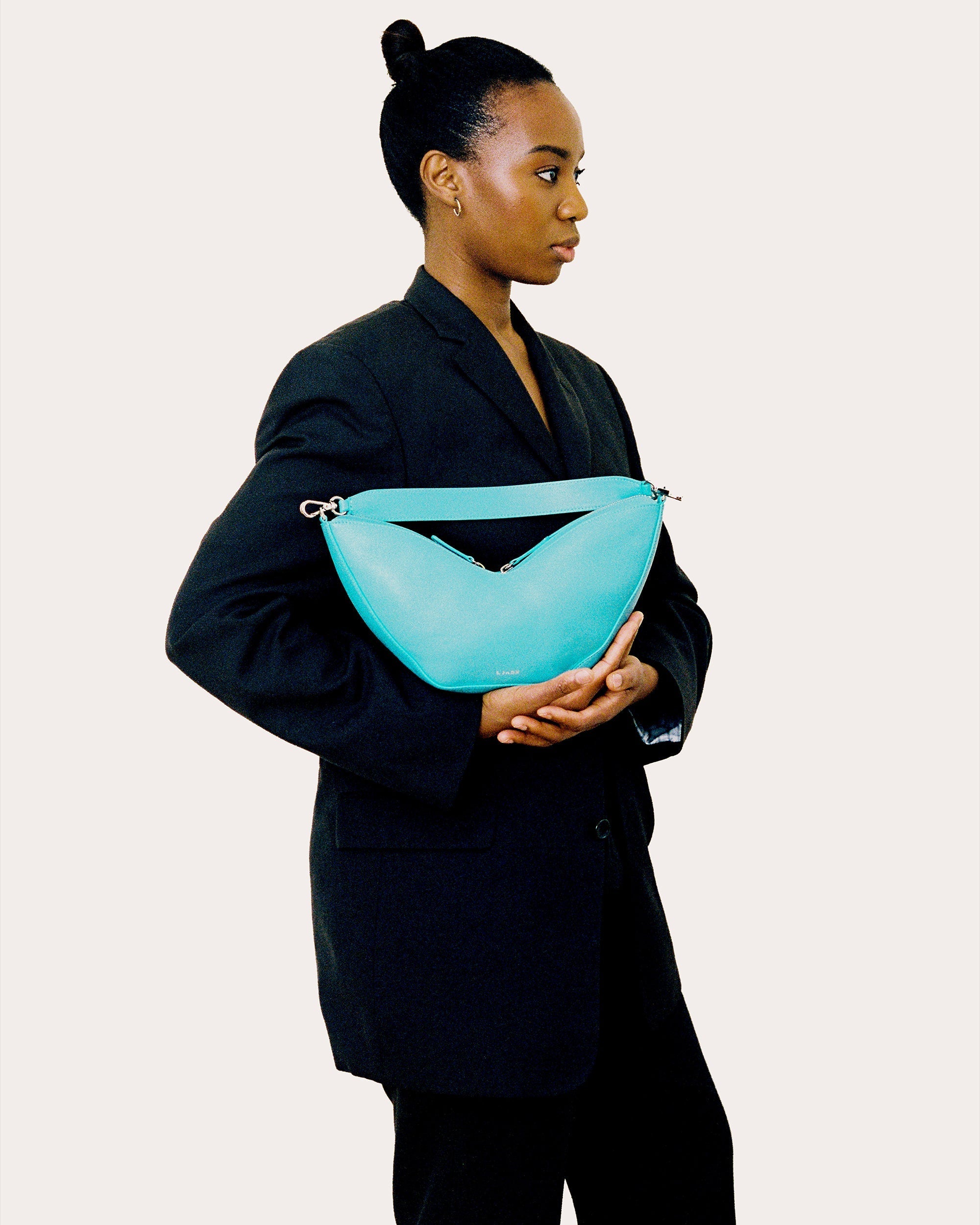 Tulip Leather Shoulder Bag