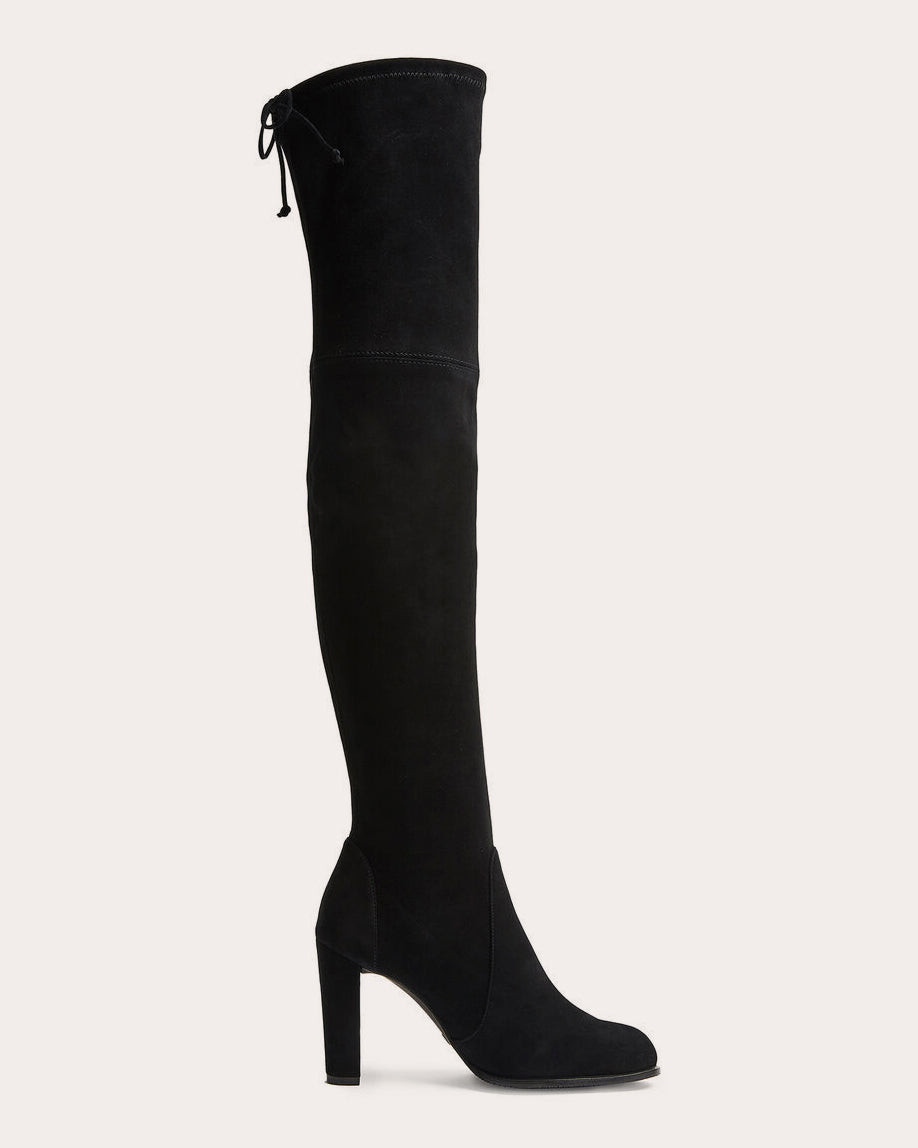 Highland Stretch-Leather Over-the-Knee Boot