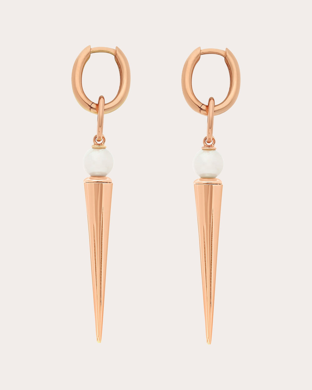 Pampille 18K Gold and Akoya Pearl Spike Earrings