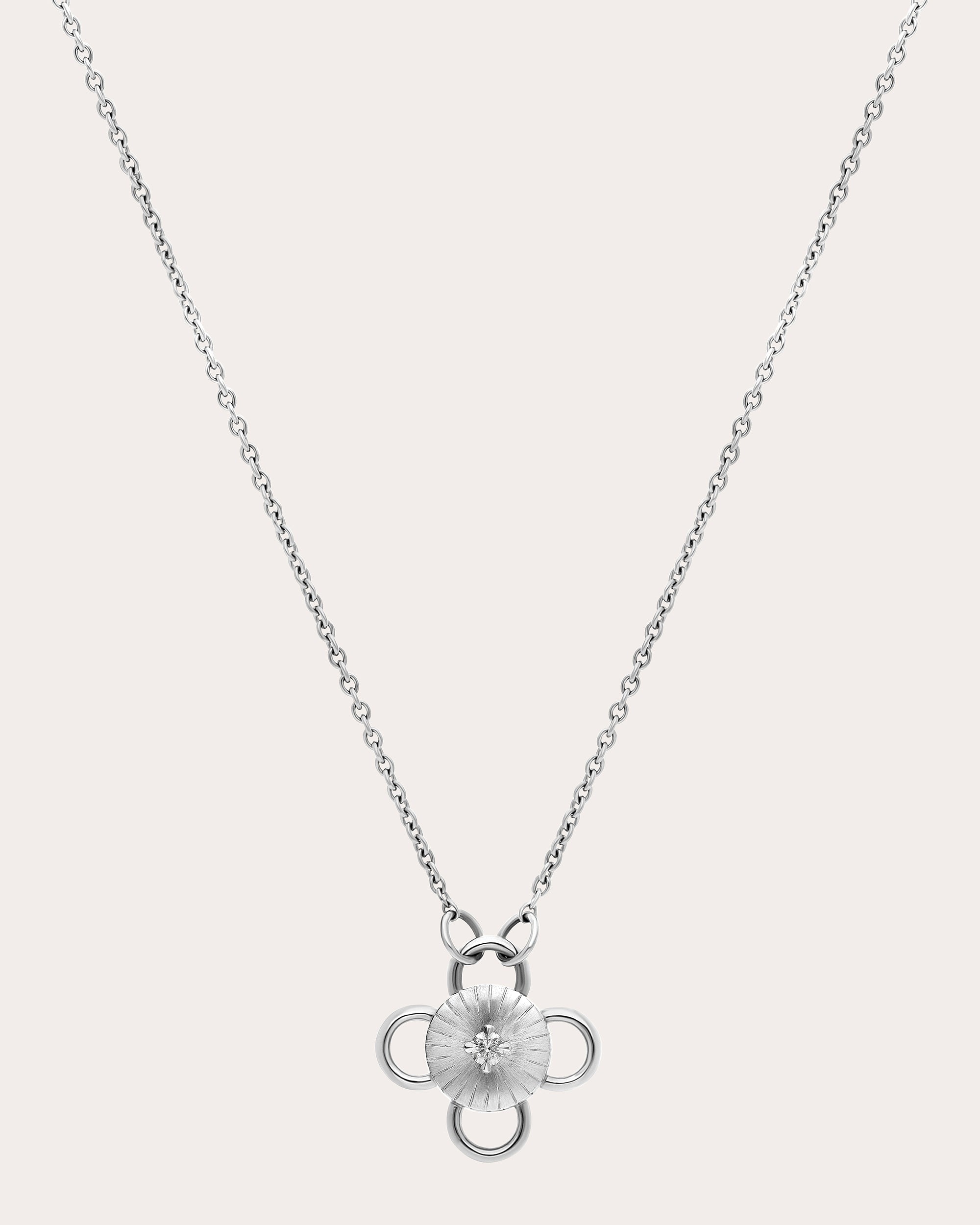 Baby Bolt 18K Gold Diamond Pendant Necklace