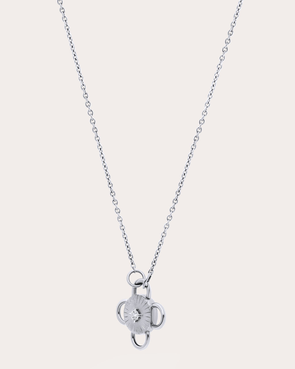 Baby Bolt 18K Gold Diamond Pendant Necklace