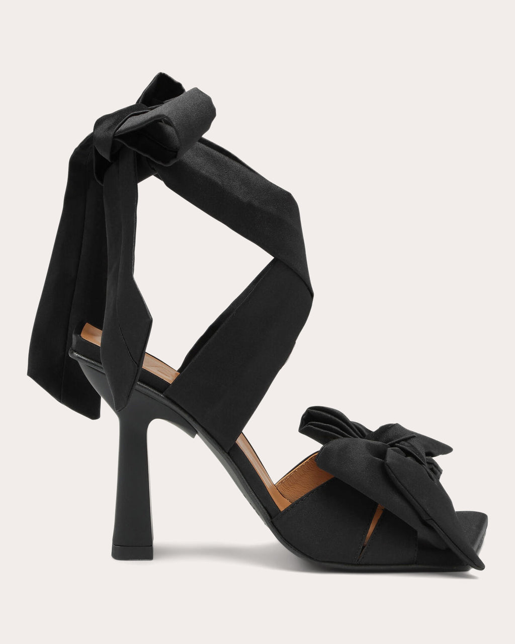 Soft Bow High-Heel Sandal