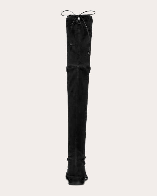 Lowland Stretch-Suede Over-the-Knee Boot