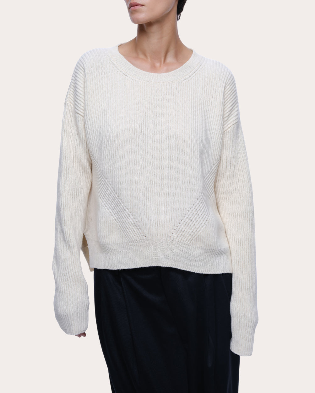 Brina Bow-Detail Cotton-Cashmere Blend Sweater