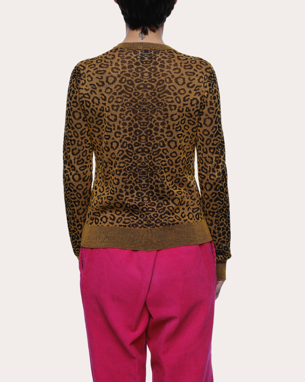 Emily Jacquard-Knit Cotton Cardigan