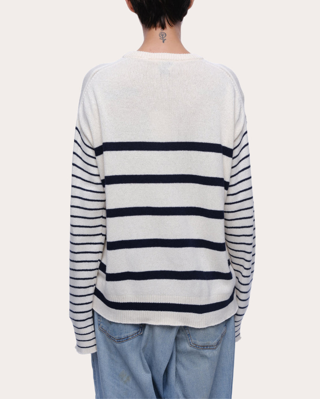 Nic Striped Cotton-Cashmere Blend Sweater