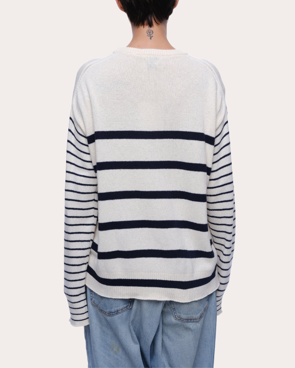 Nic Striped Cotton-Cashmere Blend Sweater