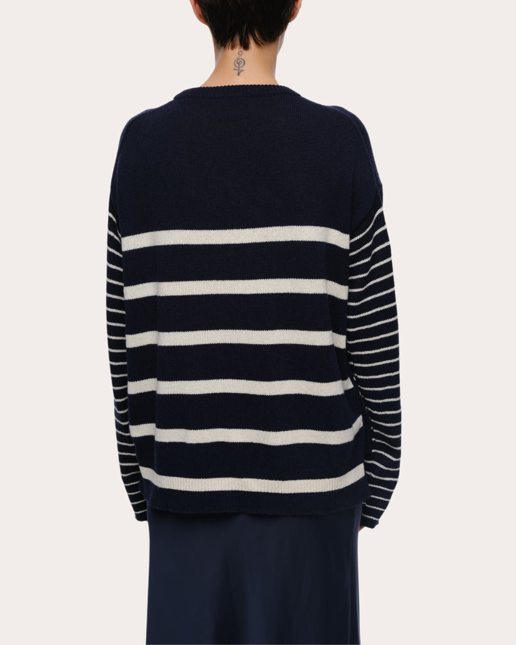 Nic Striped Cotton-Cashmere Blend Sweater