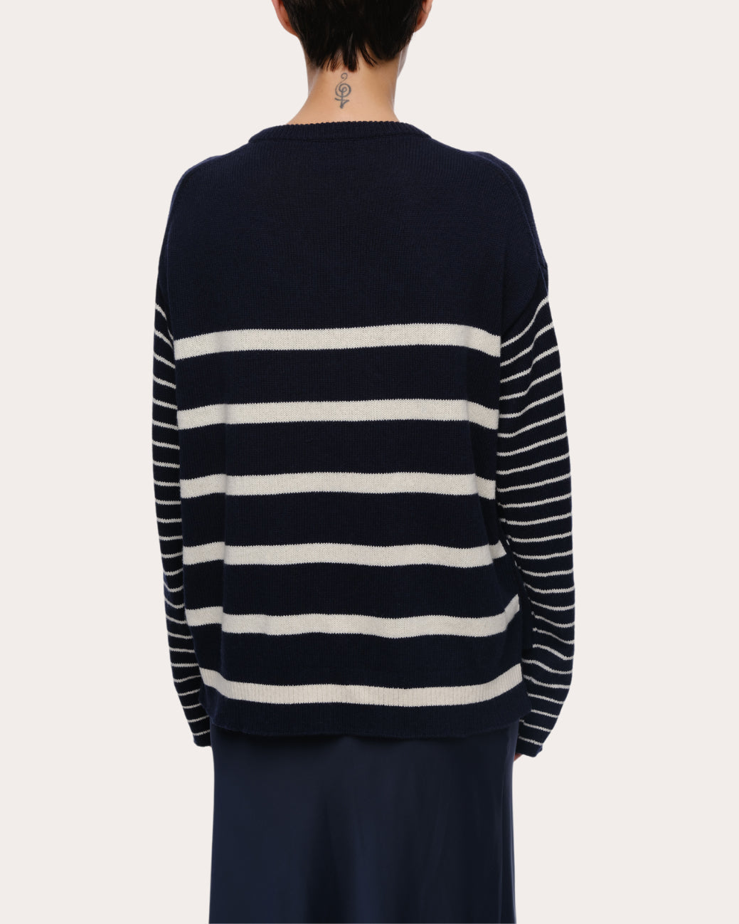Nic Striped Cotton-Cashmere Blend Sweater