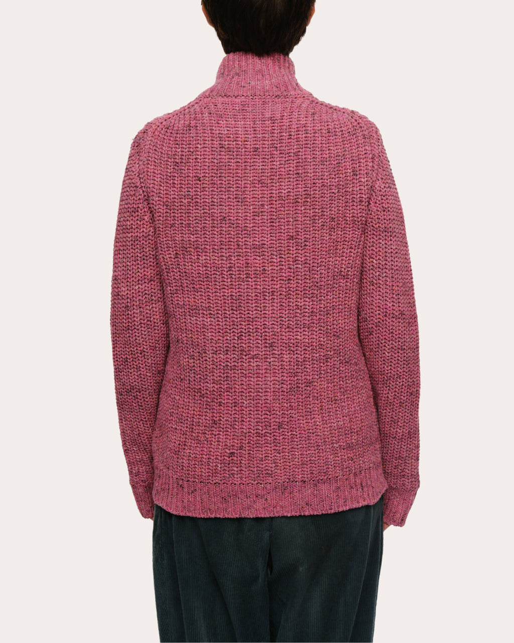 Dave Ribbed Recycled Cotton-Blend Zip-Up Cardigan