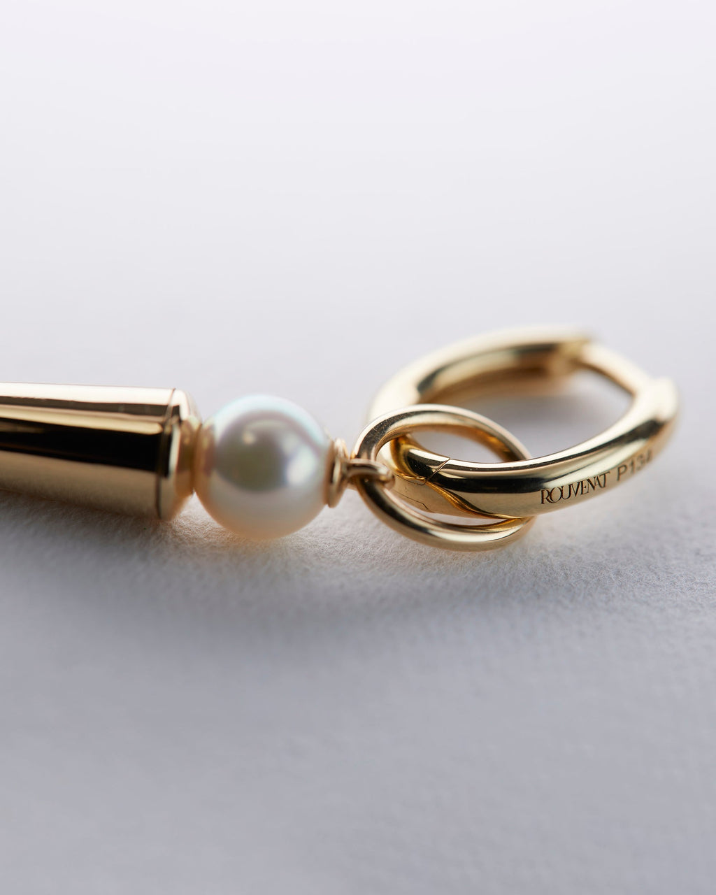 Pampille 18K Gold and Pearl Spike Earrings
