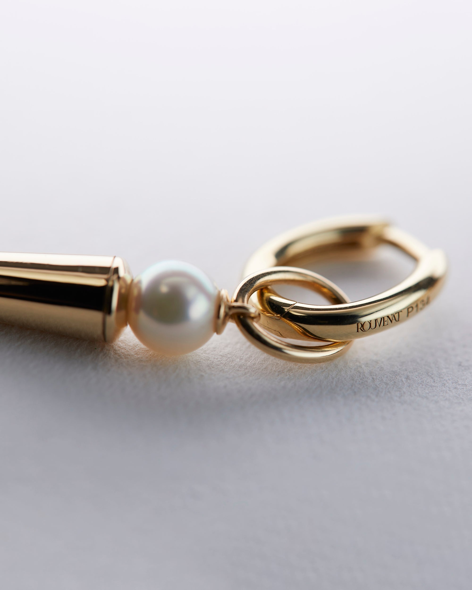 Pampille 18K Gold and Pearl Spike Earrings