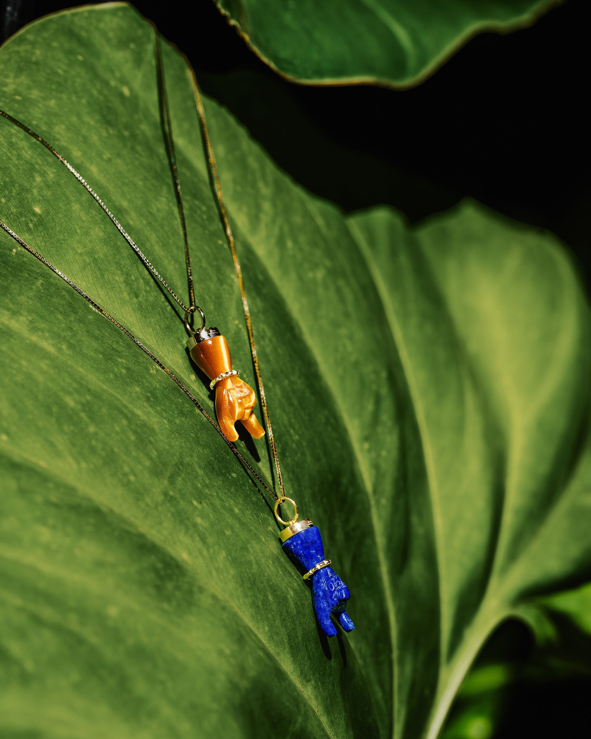 Rock On 18K Gold and Lapis Lazuli Pendant