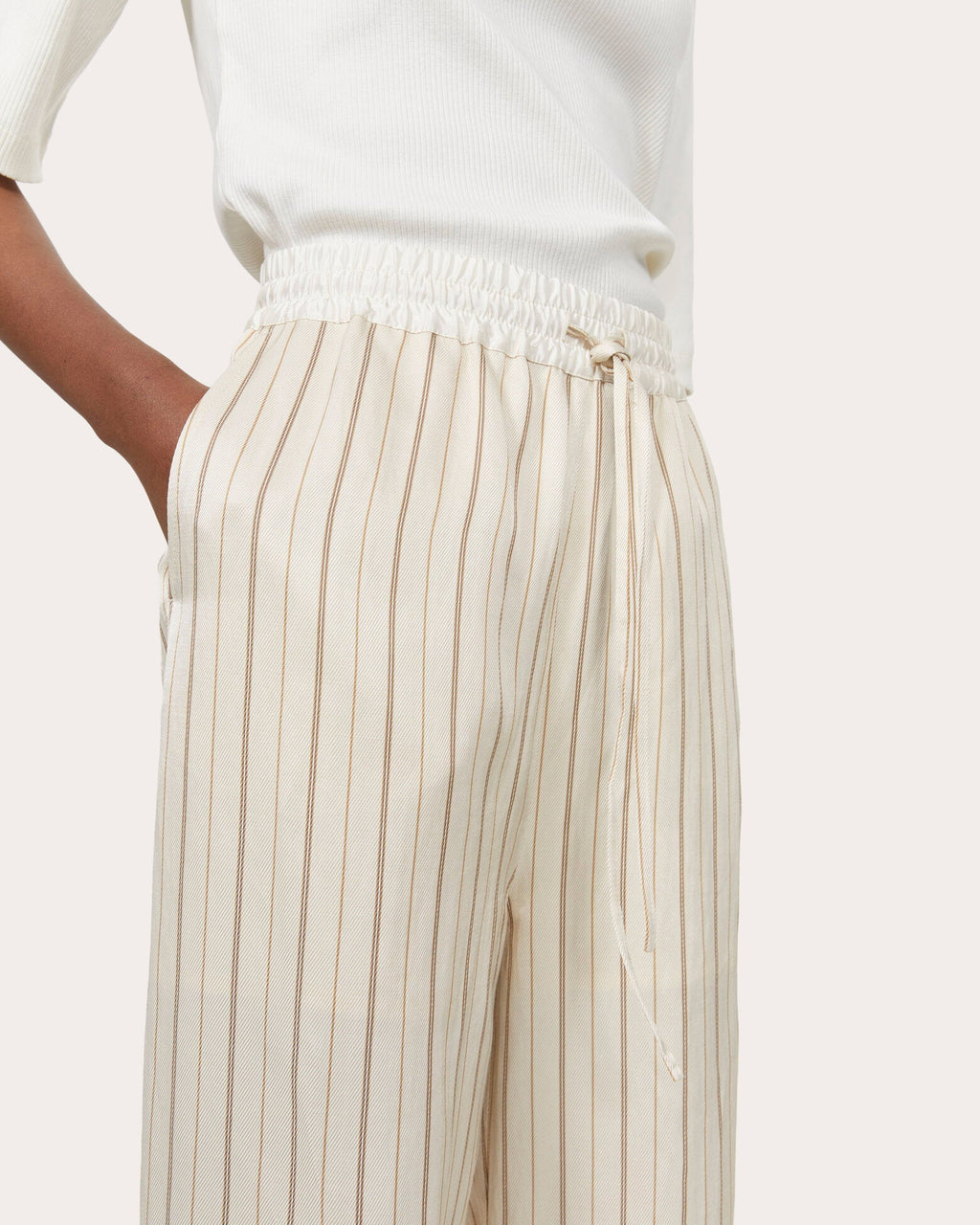 Simone Linen-Blend Pants