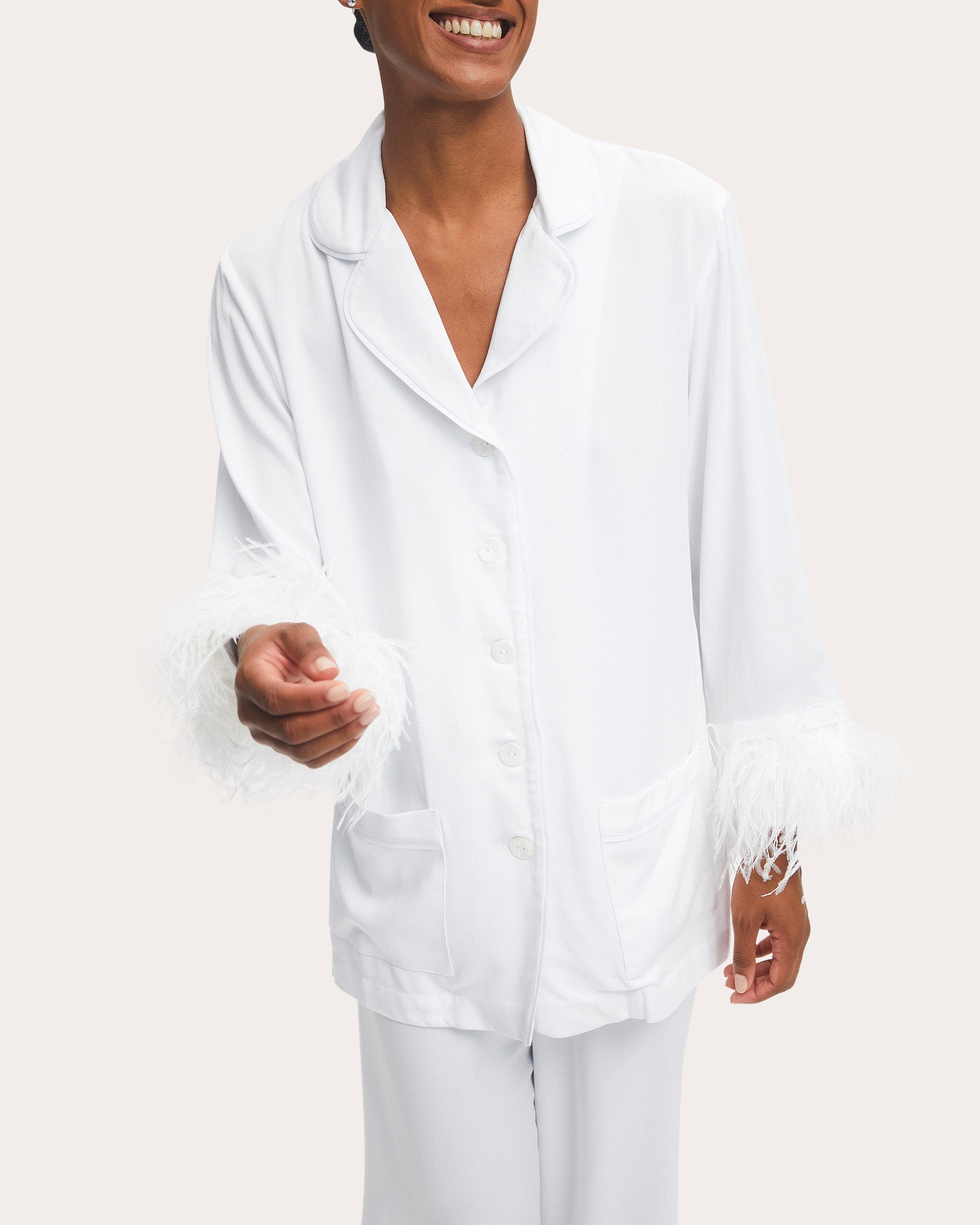 Feathered Party Pajama Set
