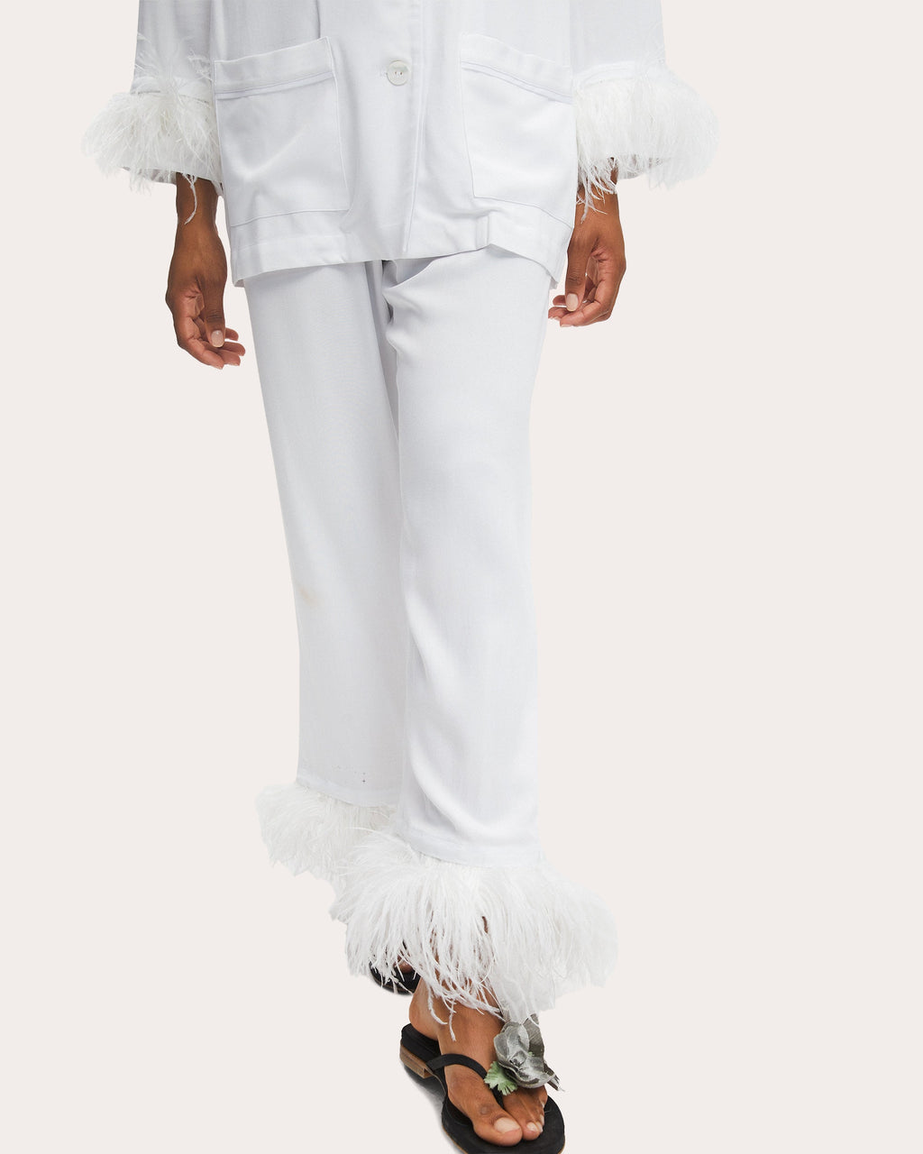 Feathered Party Pajama Set