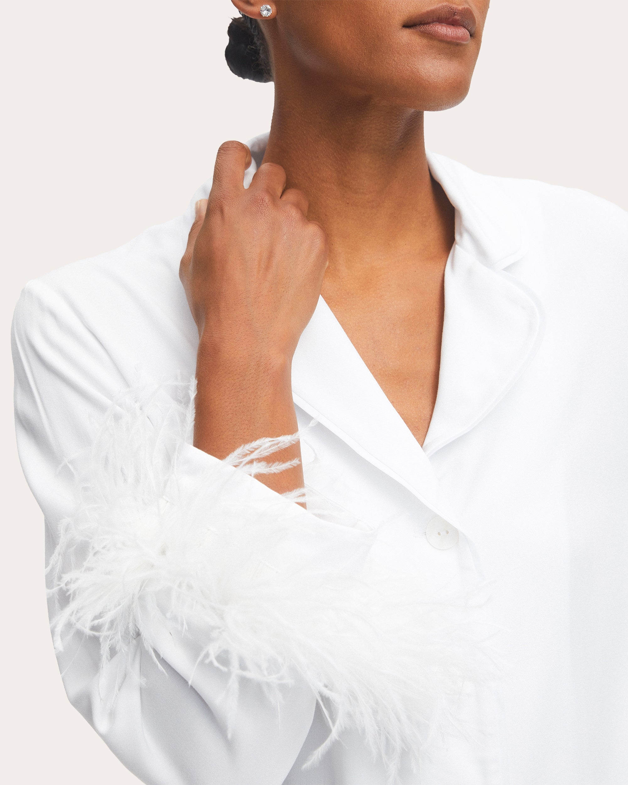Feathered Party Pajama Set