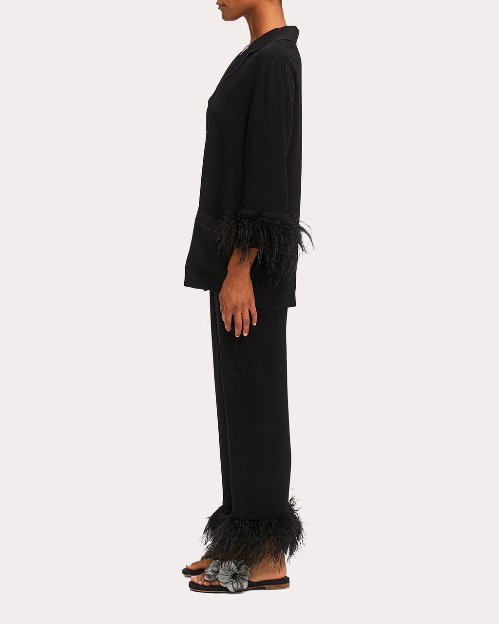 Feathered Party Pajama Set