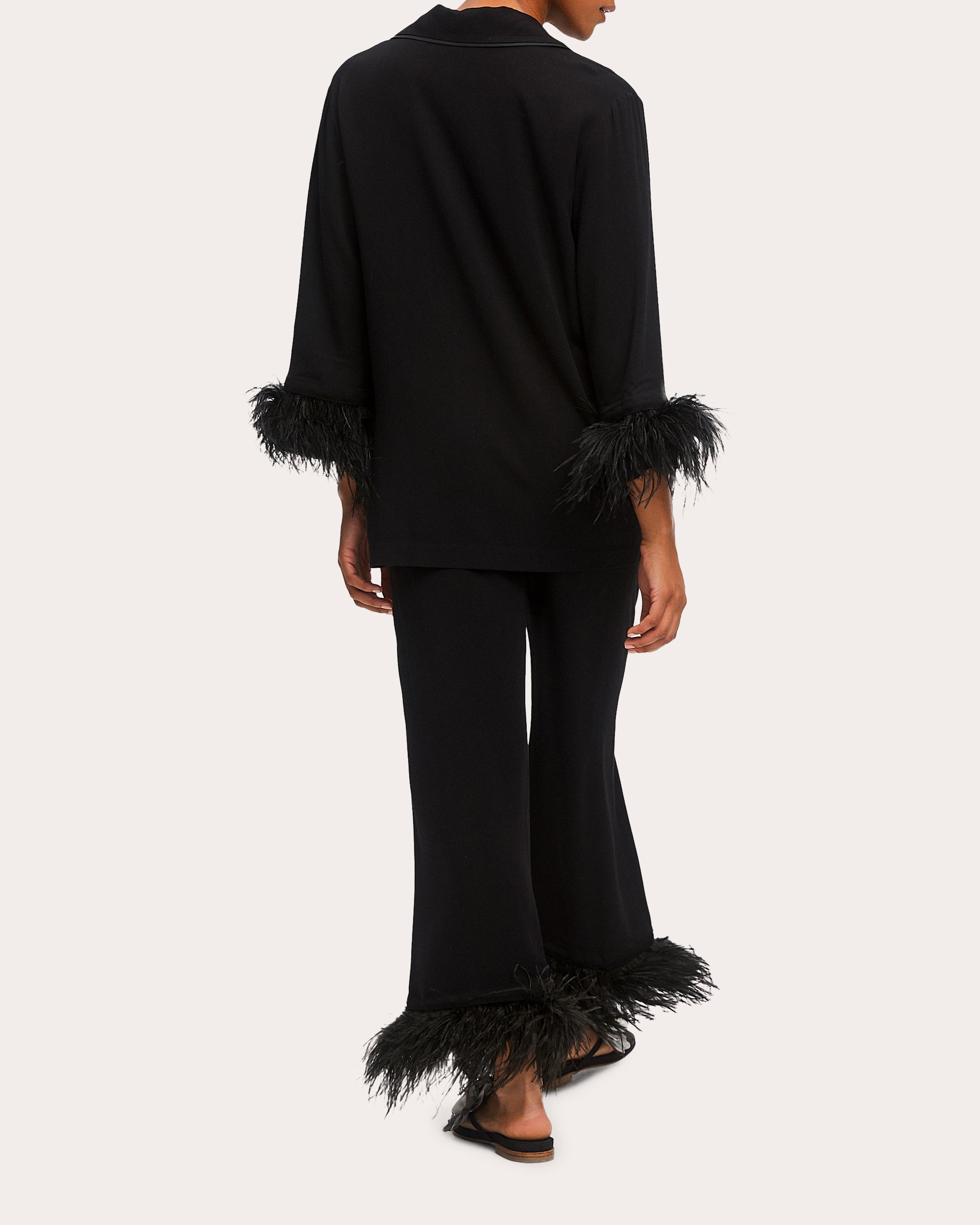 Feathered Party Pajama Set