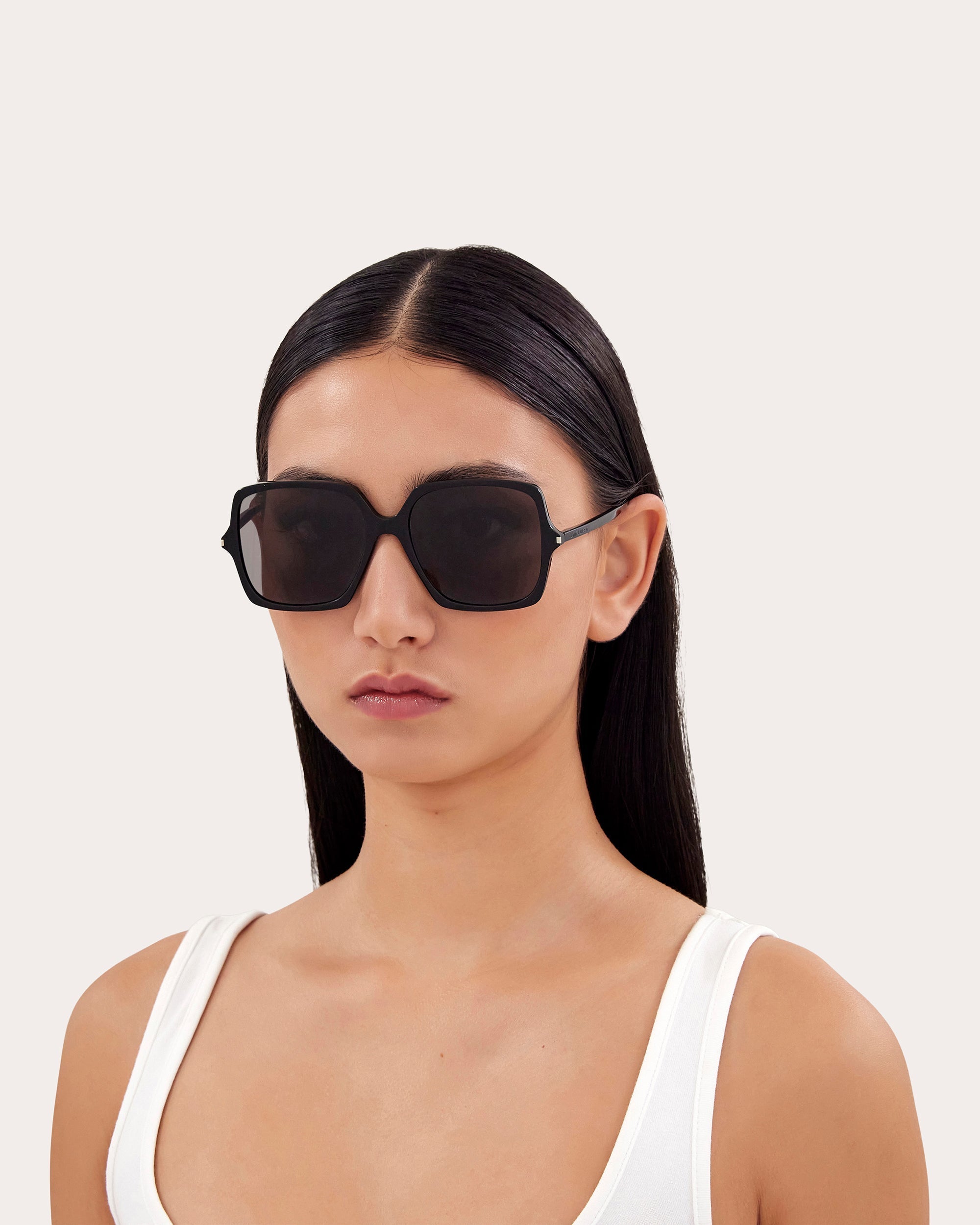 Shiny Black Butterfly Sunglasses