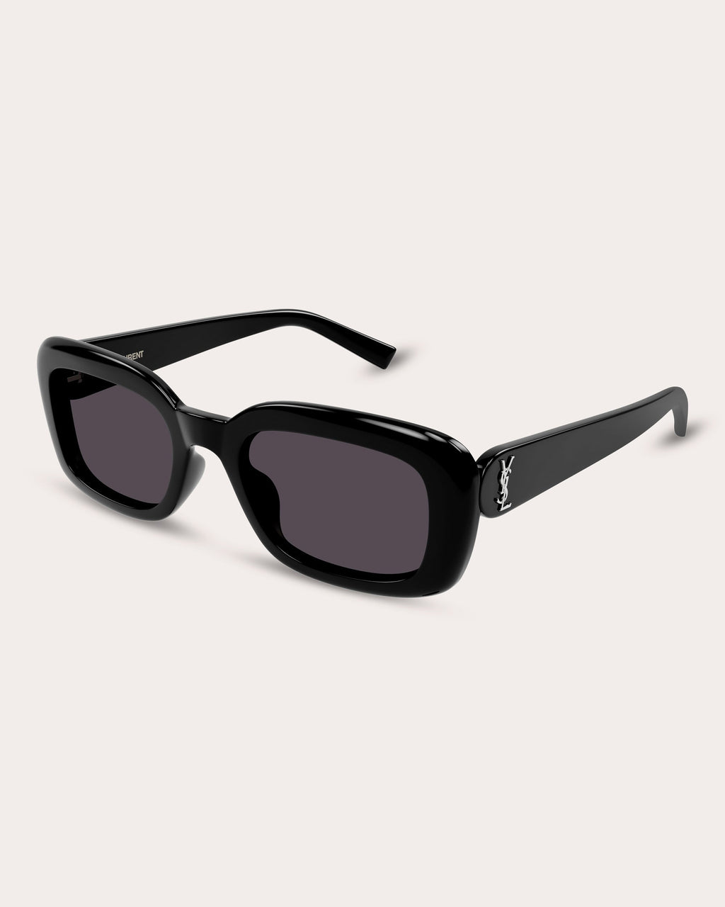 Pillowed Rectangular-Frame Acetate Sunglasses