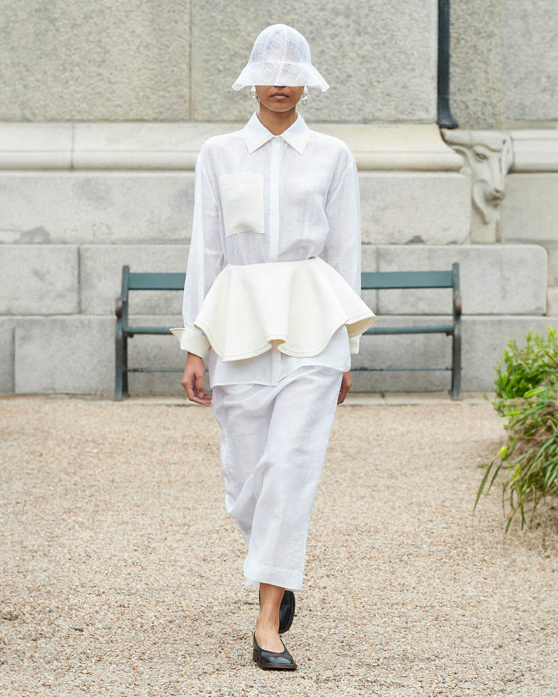Sigga Atelier Linen-Silk Blend Shirt