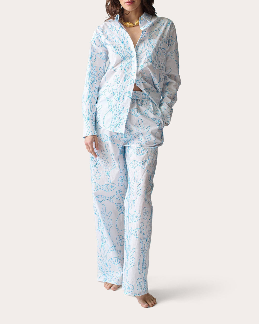 Petra Embroidered Cotton Shirt