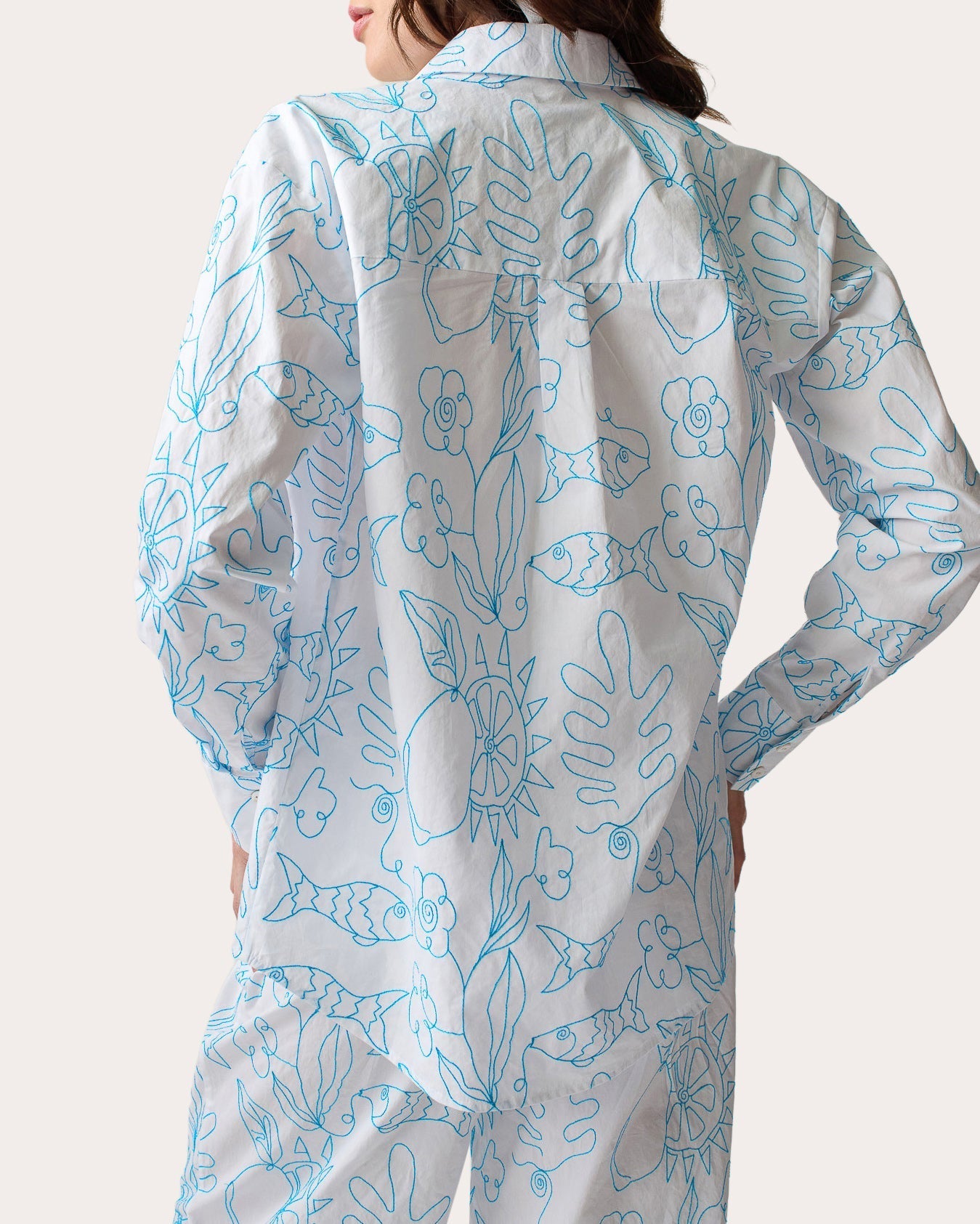 Petra Embroidered Cotton Shirt