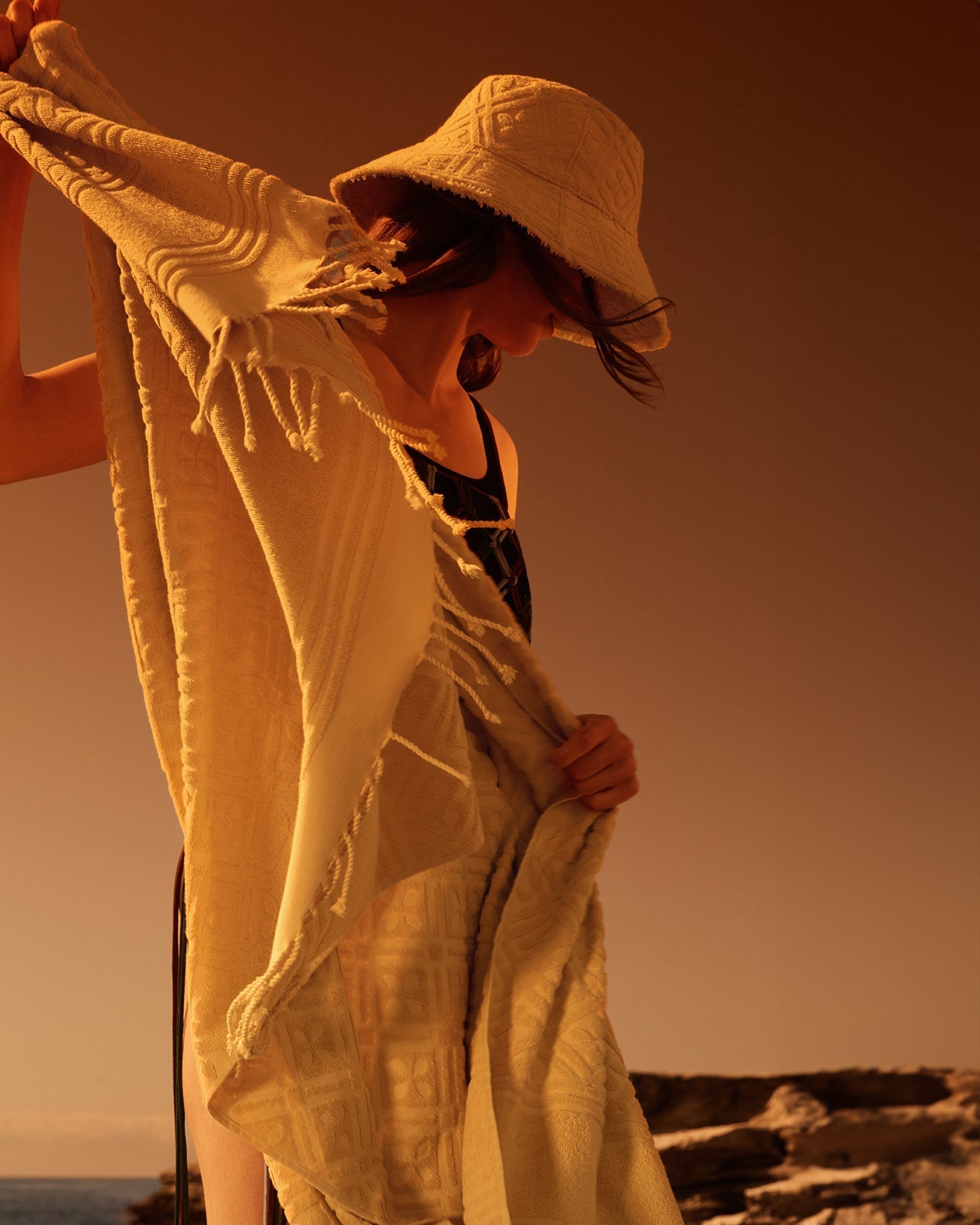 Gala Fringed Terry Jacquard Towel