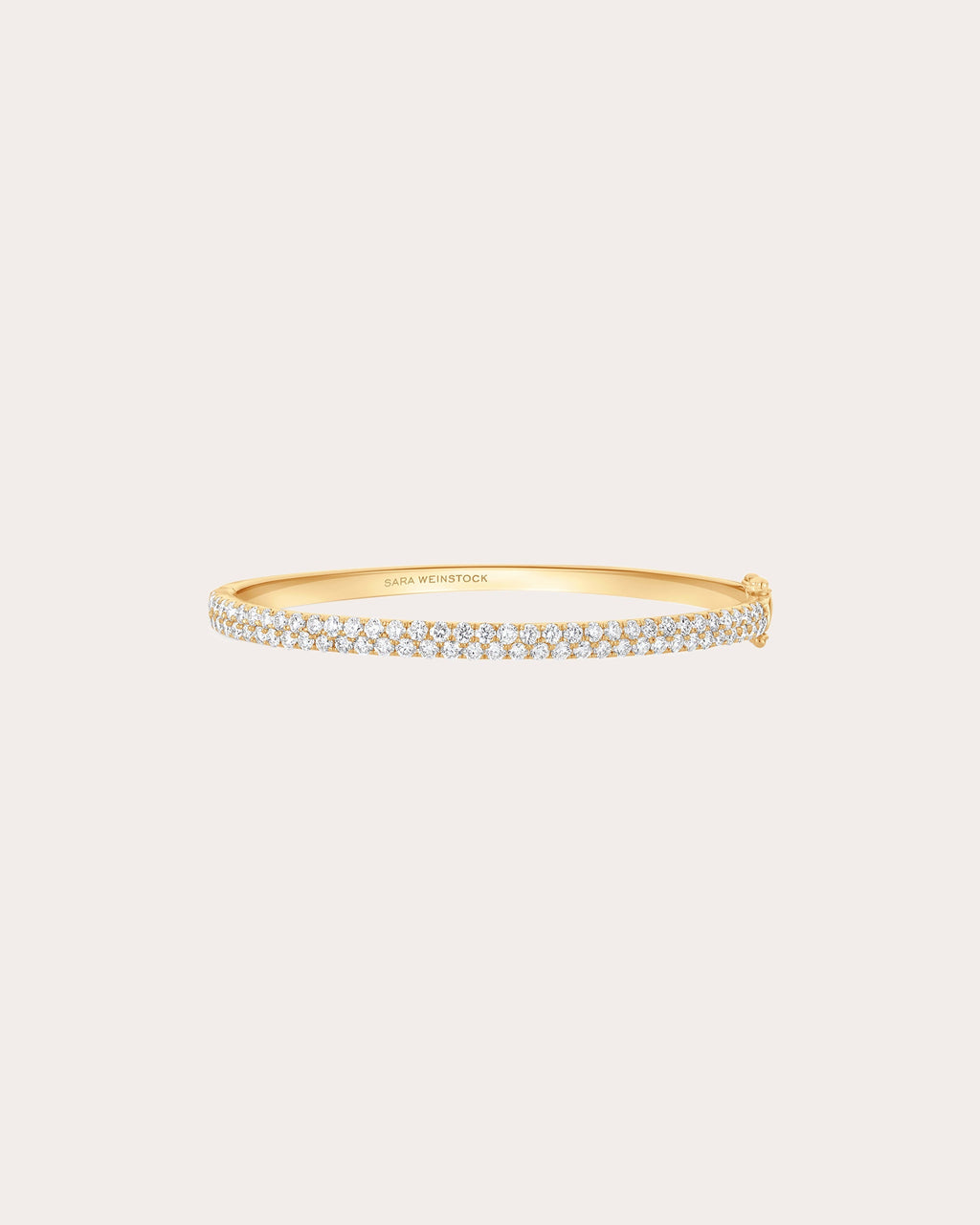 Veena Diamond Two-Row Bangle