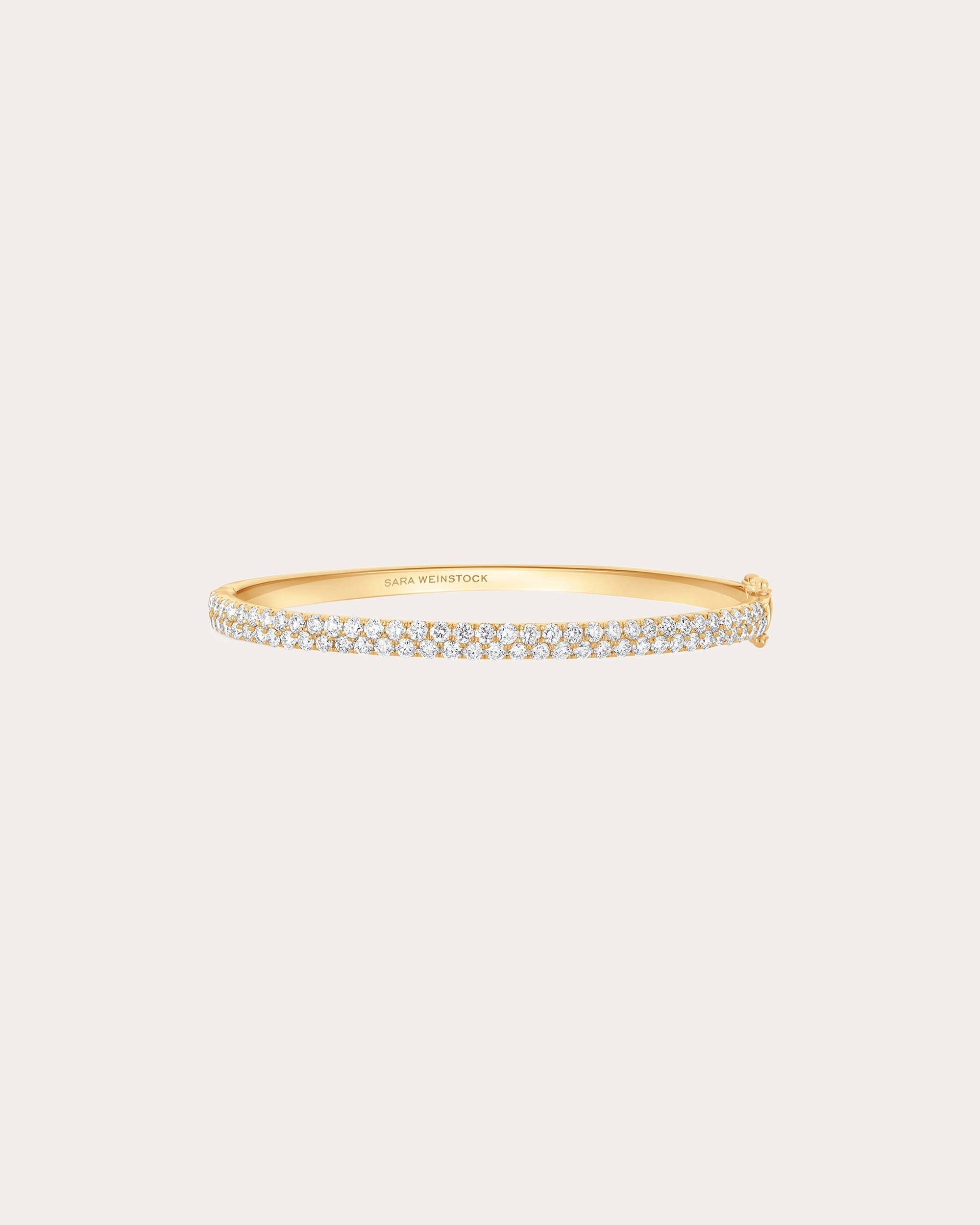 Veena Diamond Two-Row Bangle