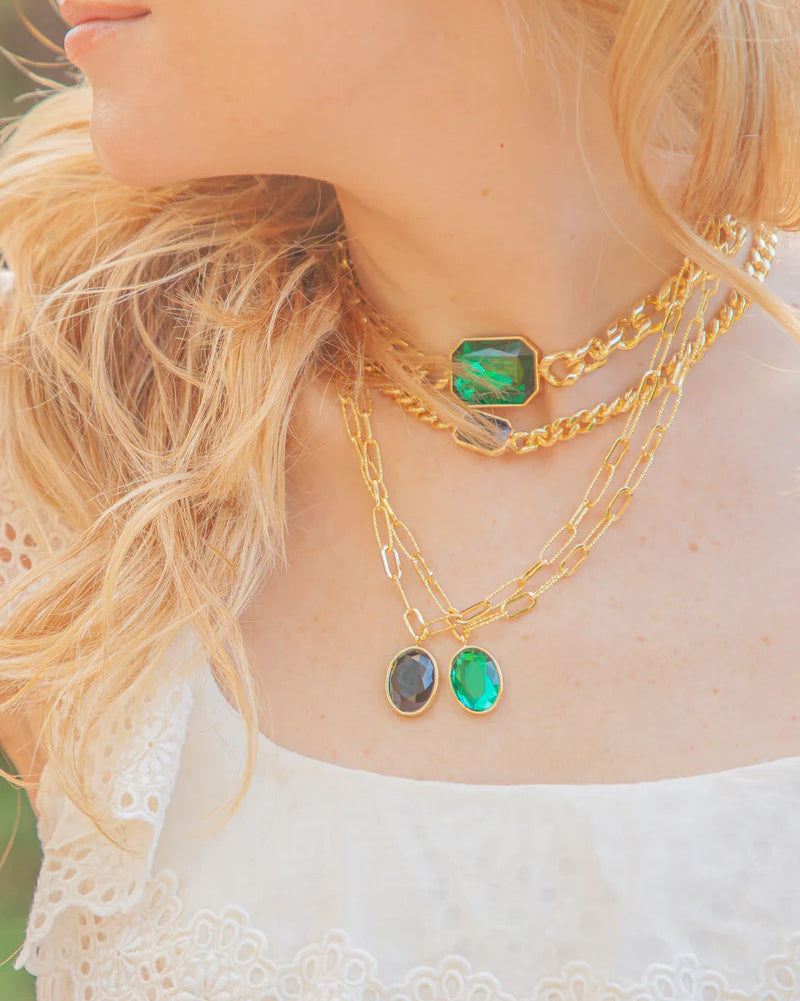 14K Gold-Plated Swarovski Crystal Choker