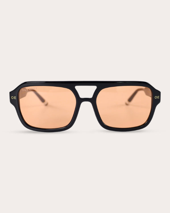Sayers Orange Aviator Sunglasses
