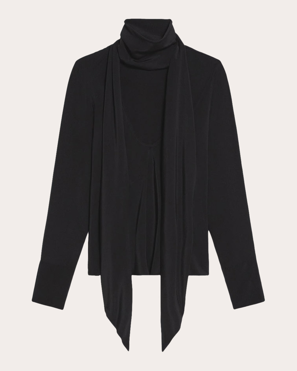 Scarf Silk Blouse